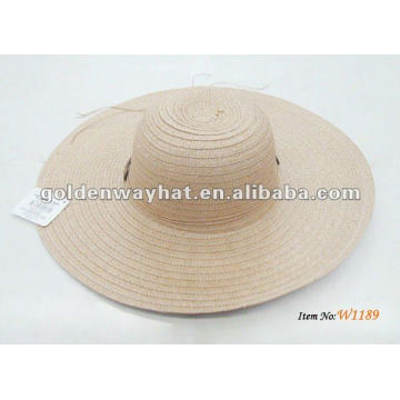 2012 lady's newest style cream straw party hat